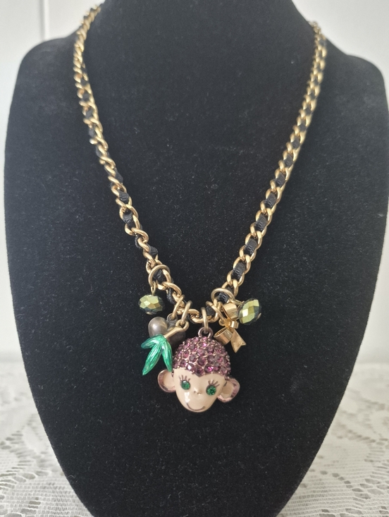 Betsey Johnson Jewelry - Betsey Johnson Monkey Necklace